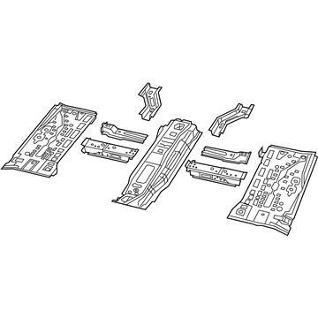 Jeep 68250635AA Front Floor Pan