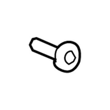 Dodge 6105123AA Outer Belt Assembly Rear Bolt