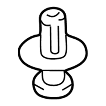 Chrysler MU000319 Grille Assembly Clip