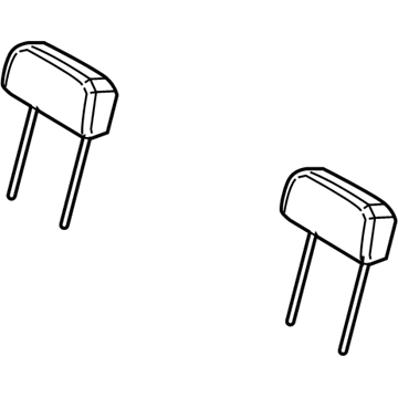 Dodge 1EG071D5AA Headrest