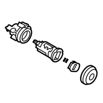 Jeep 68045151AA Lock Cylinder