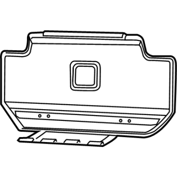 Mopar 6FN43DX9AC Lower Panel, Black, Center