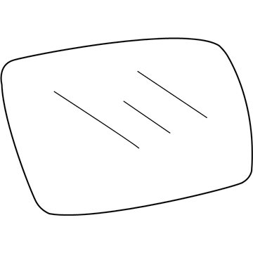 Dodge 68045691AA Mirror Glass