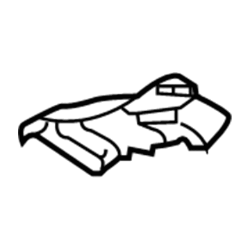 Ram 55364165AA Heat Shield