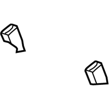 Mopar 5JF151D1AB Outer Buckle, Light Gray, Rear Center Driver Side