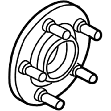 Chrysler 6507915AA Hub Assembly Stud