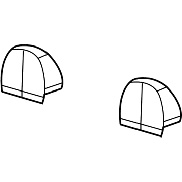 Chrysler 1HL861DVAA Headrest