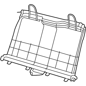 Chrysler 68024921AA Frame-Rear Seat Back