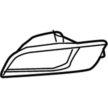 Jeep 55112679AA Reflector