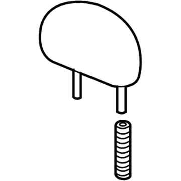 Chrysler XV401DVAA Headrest