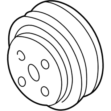 Jeep Water Pump Pulley - 53010221