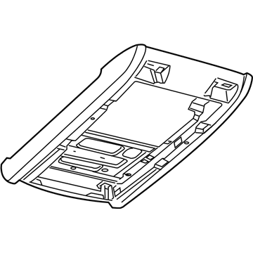 Dodge 1KM33HDAAA Overhead Console