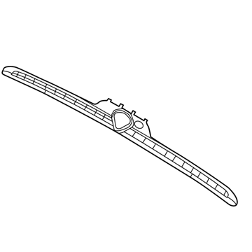 Dodge 1QQ08XTWAF Defroster Grille