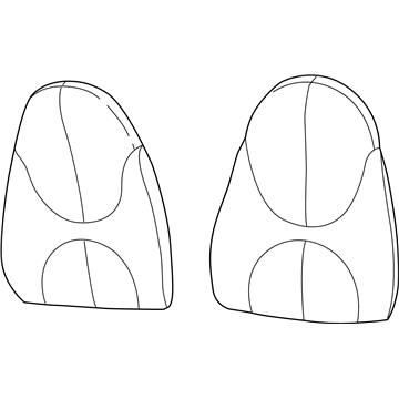 Dodge WP881DVAA Seat Back Cover