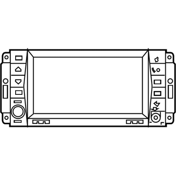 Mopar 68282477AH Display Unit