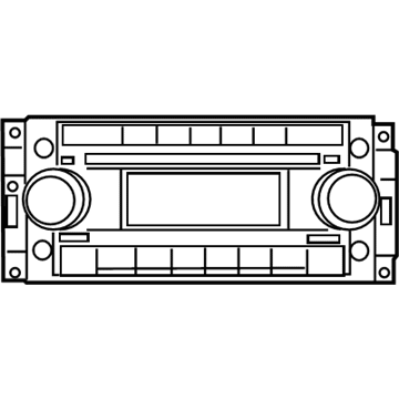 Dodge 5064955AK Radio