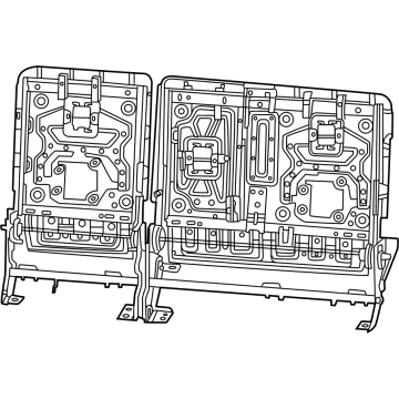 Mopar 68662431AA Frame - Seat 68662431AA Mopar Frame - Seat Illustration 1 of 1