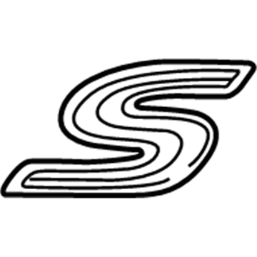 Mopar 68089475AA Nameplate, Rear