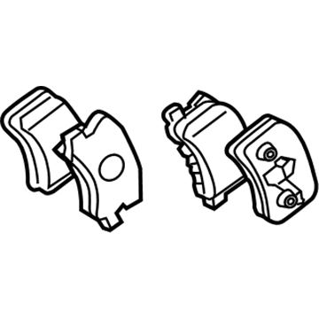 Mopar MR569780 Brake Pads, Rear