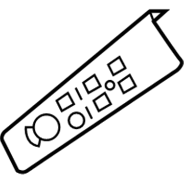 Dodge 5HS83XDBAG Lock Bezel