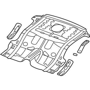 Jeep 55360015AG Floor Pan Assembly