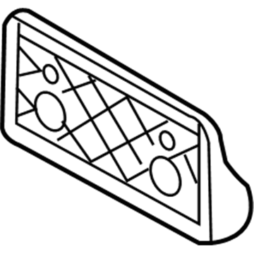 Dodge 55076597AE License Mount