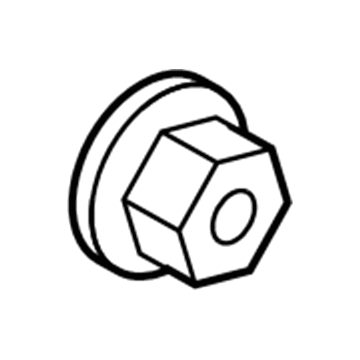 Dodge 6100047 Mirror Assembly Nut