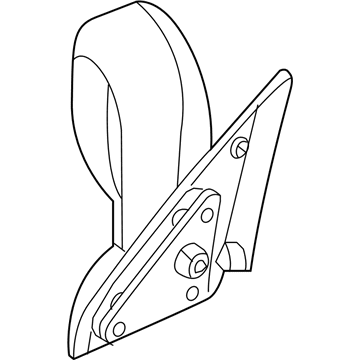 Dodge Ram 1500 Car Mirror - 55077445AO