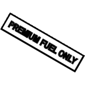 Chrysler 5170473AA Fuel Label