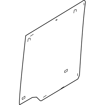 Ram 68166162AA Quarter Glass