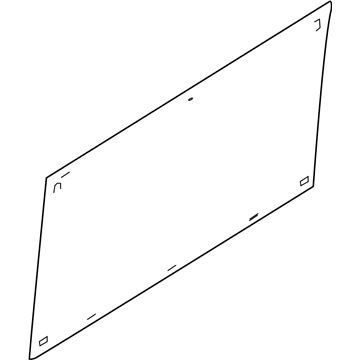 Ram 68166169AA Quarter Glass
