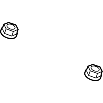 Ram 6509473AA Heat Shield Nut