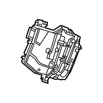 Jeep Grand Cherokee L Rear Passenger Door Handle Latch - 68366543AE