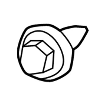 Chrysler 6508265AA Lower Note Horn Screw