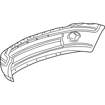 Dodge 5073001AF Bumper Cover