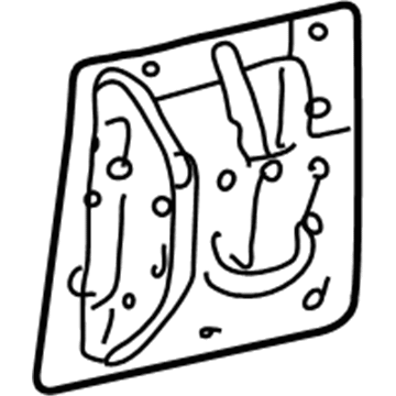 Dodge 55077220AC Mount Plate