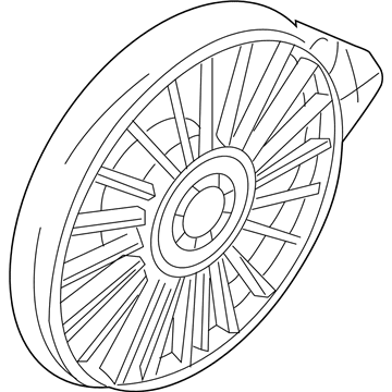 Dodge 52030033AE Electric Cooling Fan