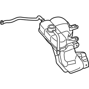 Jeep 5165708AA Recovery Tank