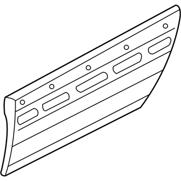 Jeep 5015772AB Lower Cladding