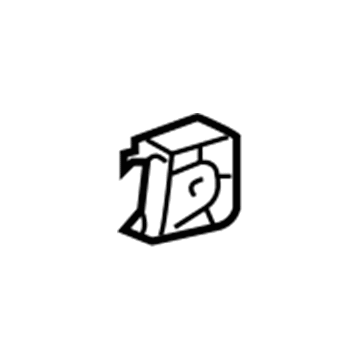 Dodge 5104431AA Slide Rail End Cap