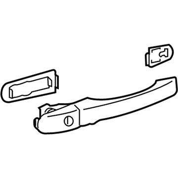 2006 Dodge Sprinter 3500 Door Handle - 5104415AA