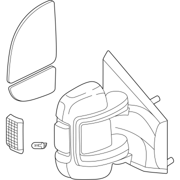 Ram 7ML59JXWAA Mirror Assembly