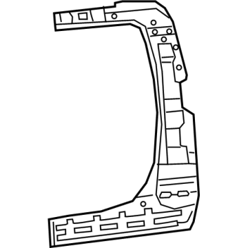 Ram 68567034AA Rear Pillar Reinforcement