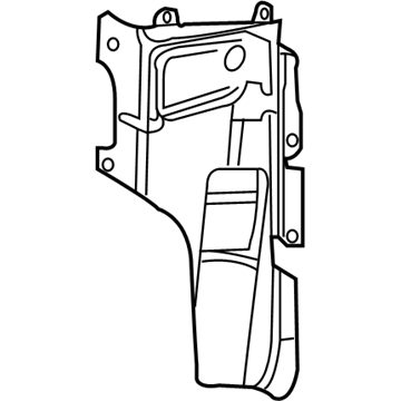Dodge 55277011AD Shield - Fender