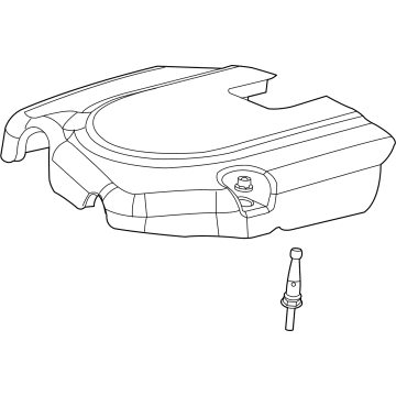 Chrysler 300 Engine Cover - 4593903AD