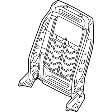 Mopar 4610146AA Seat Back Frame, Front Passenger Side