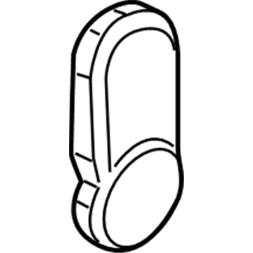 Mopar 1LR31DK2AA Outer Cover, Beige, Upper Passenger Side