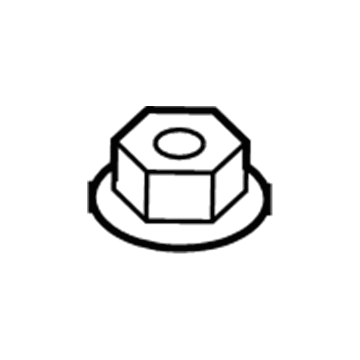 Jeep 6508792AA Outer Belt Nut