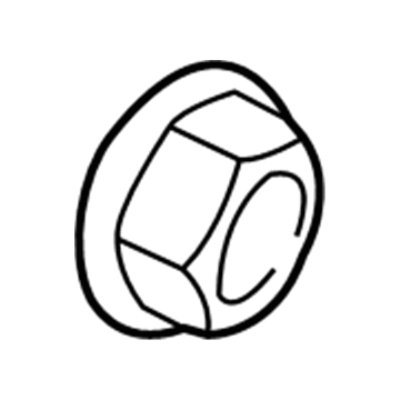 Jeep 6504047 Mirror Nut