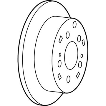 Dodge Avenger Brake Disc - 4743999AA